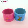 Promotion Custom Cheap Bulk Ruler Reflective Pvc Silicone Superhero Slap Bracelet